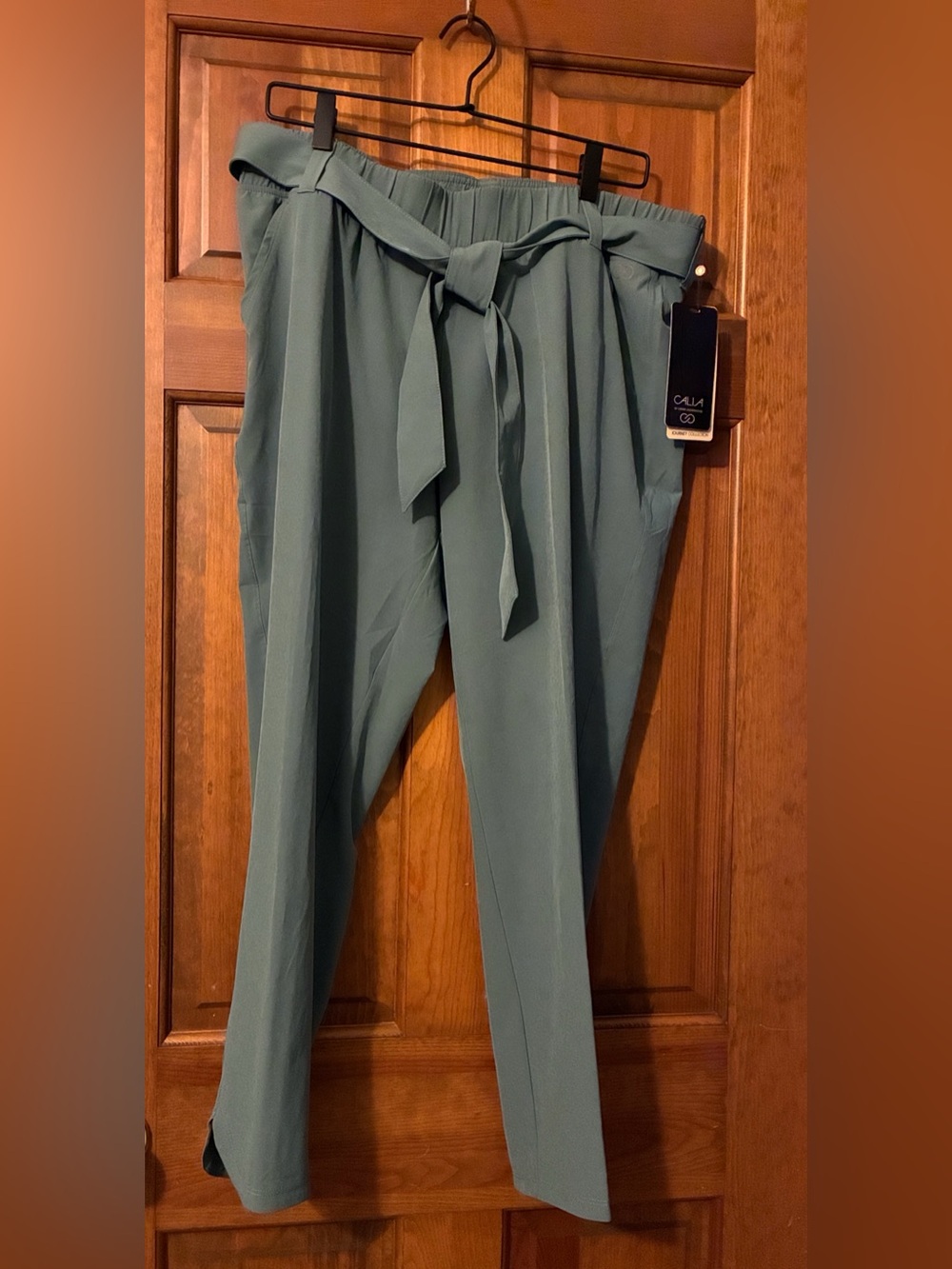 CALIA by Carrie Underwood Teal ankle pants